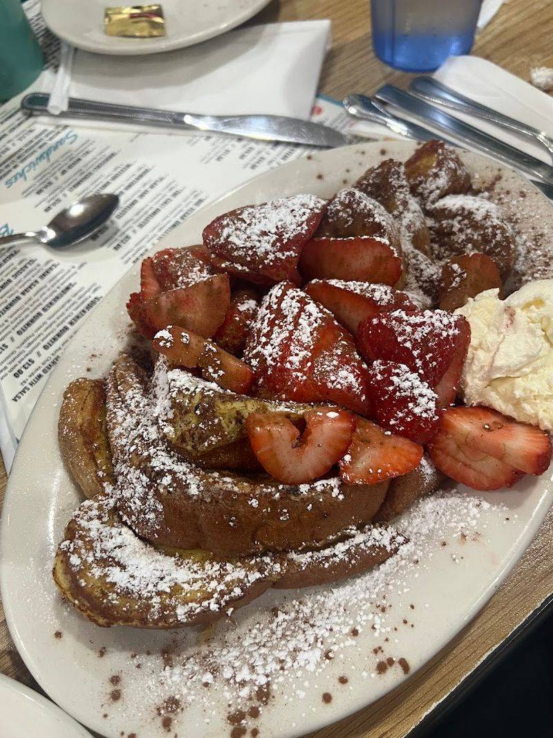 French Toast with Fresh Bananas and Whipped Cream