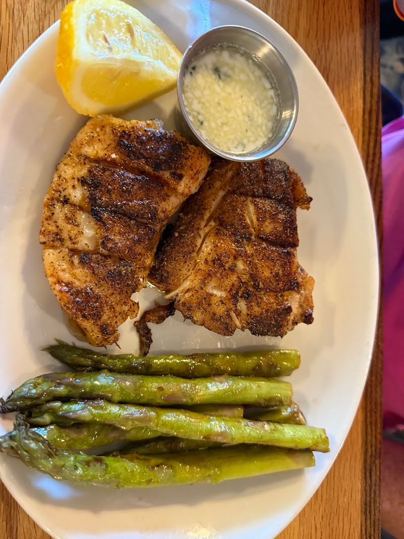 Fresh-Caught Broiled Flounder