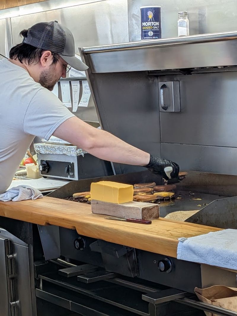 Fresh-Made Burgers Cooked Right in Front of You