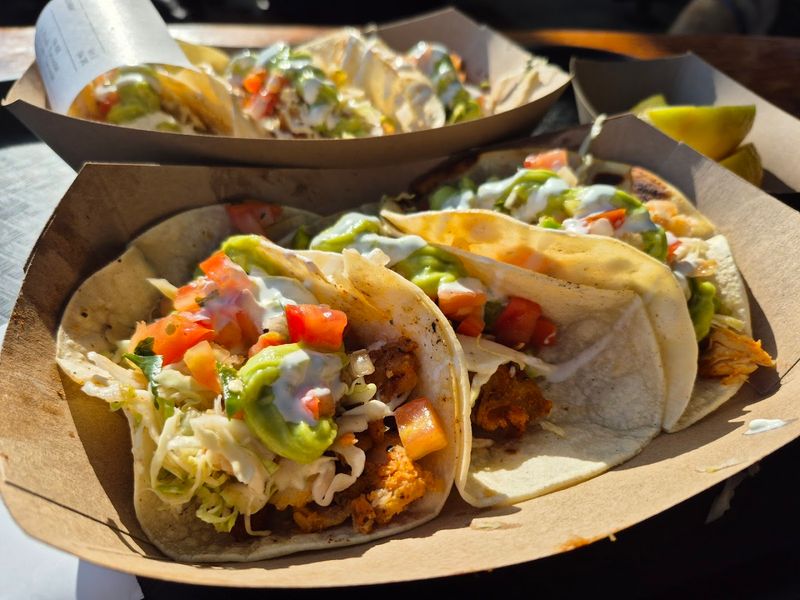 Fried Fish Tacos With a View