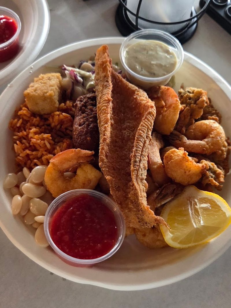 Fried Seafood Done the Lowcountry Way