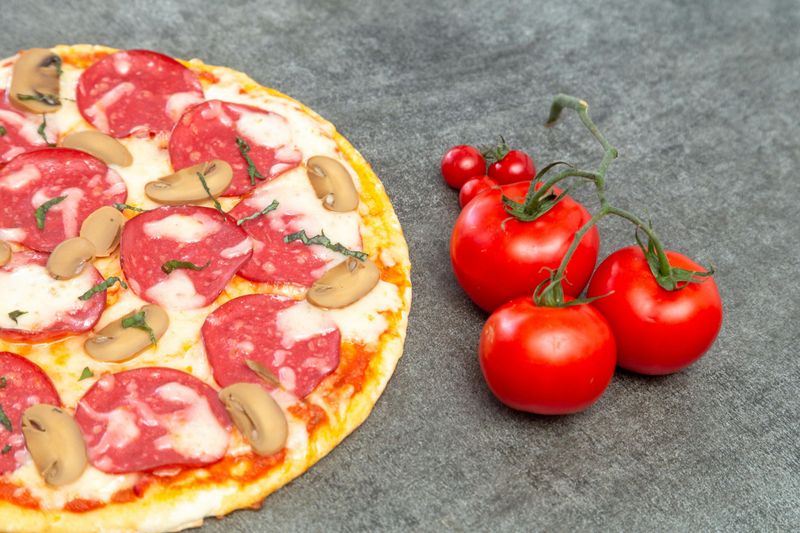 Frozen pizza