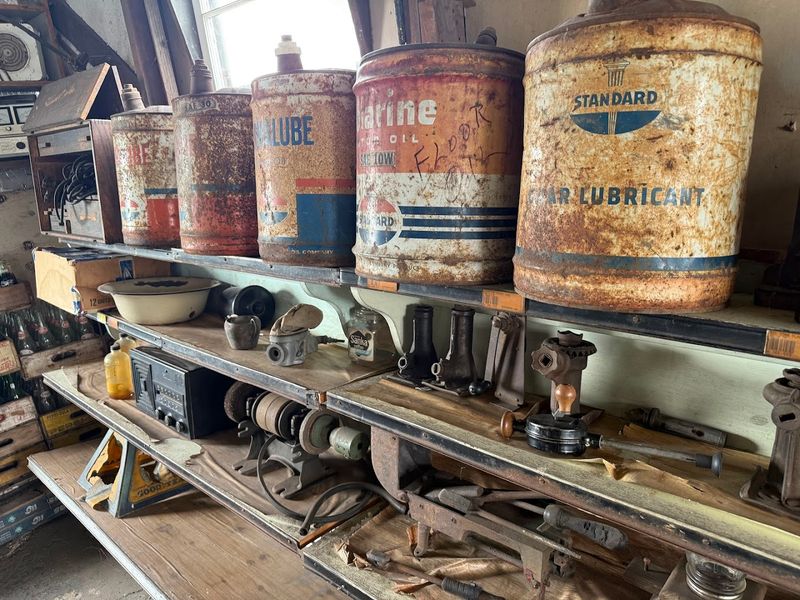 Garage Bays Filled with Original Equipment