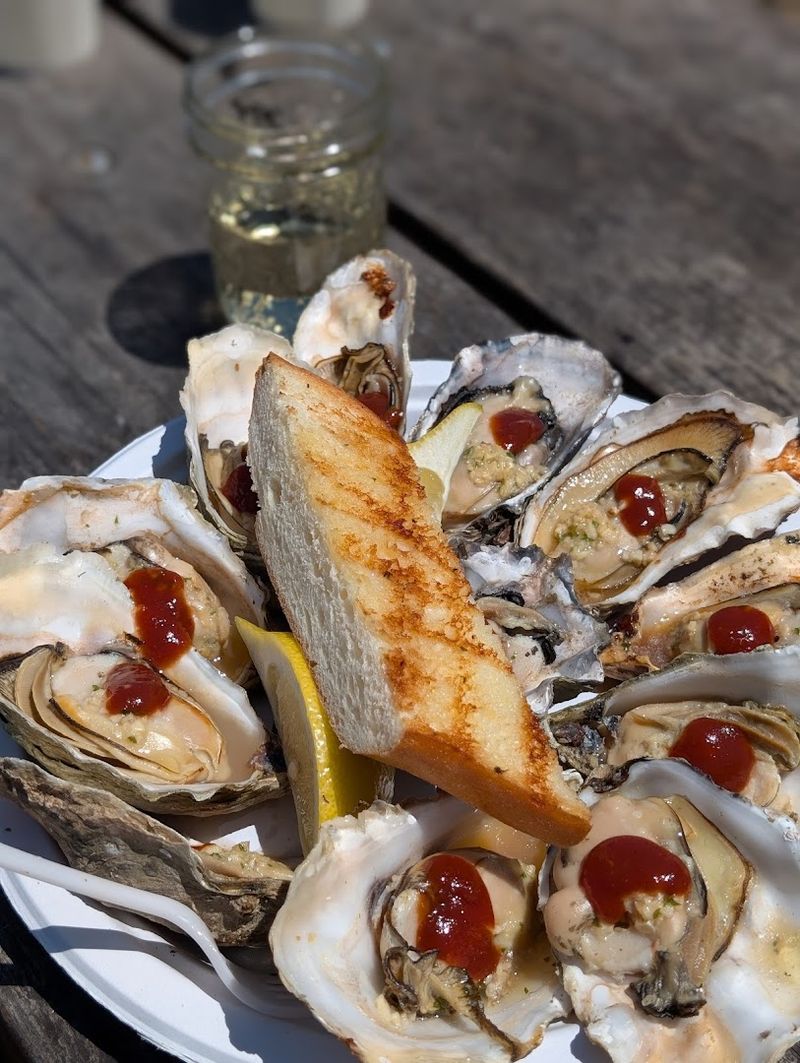 Garlic Butter Grilled Oysters