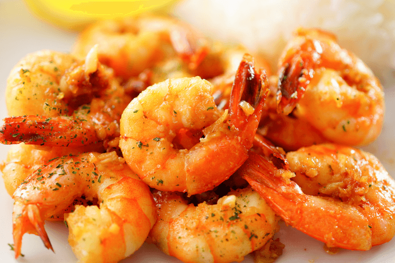 Garlic Shrimp Plate