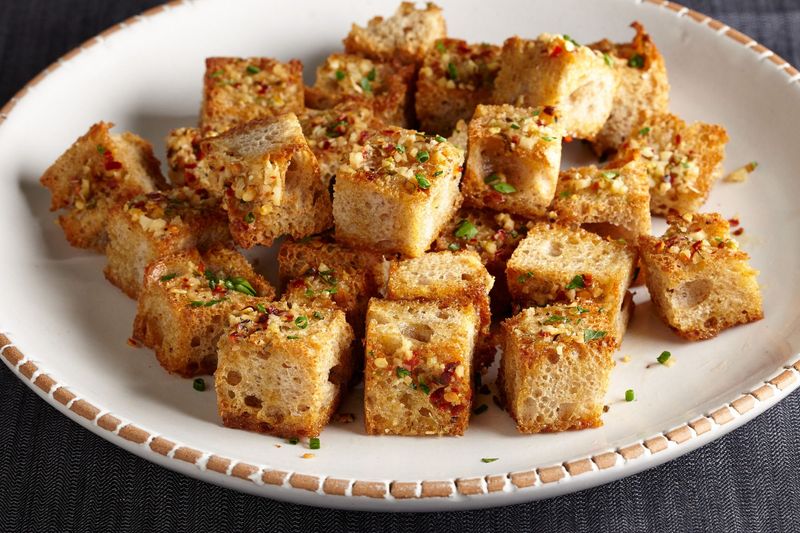 Garlic bread bites