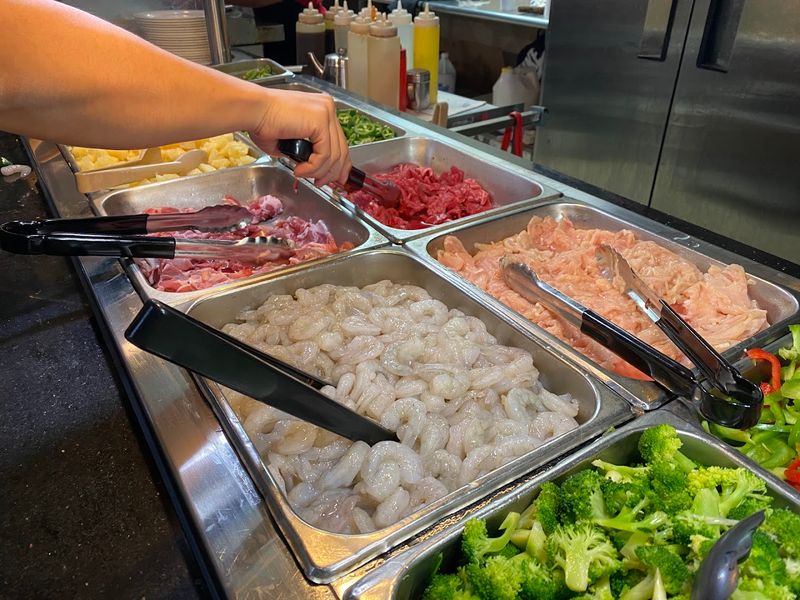 Grill Station for Stir-Fry and Steak Lovers