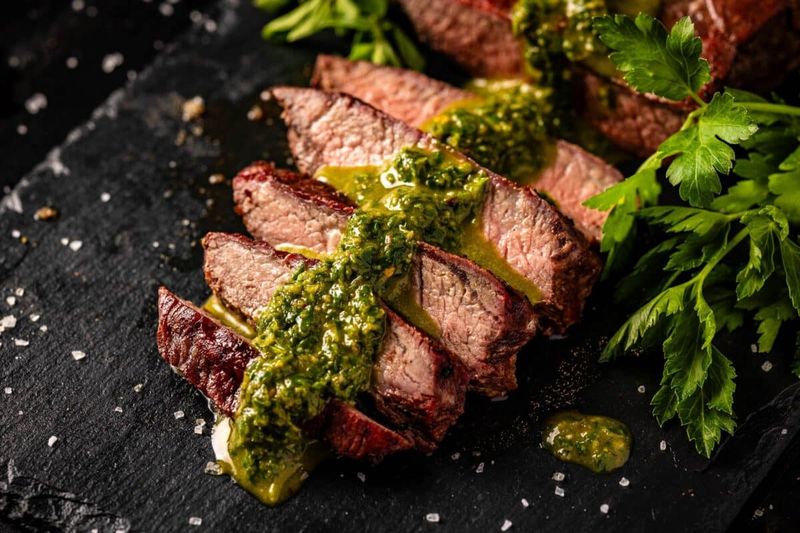 Grilled steak