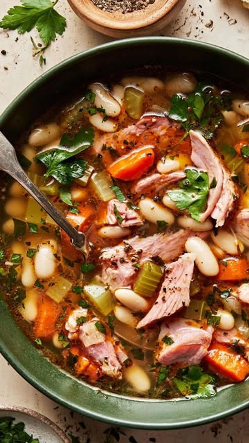 Ham and bean soup Ham and bean soup