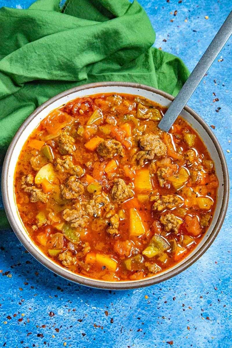 Hamburger soup
