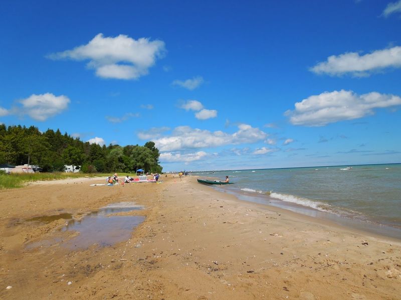 Harrisville State Park Beach - Harrisville, Michigan Harrisville State Park Beach - Harrisville, Michigan