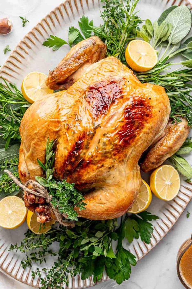Herb roasted chicken