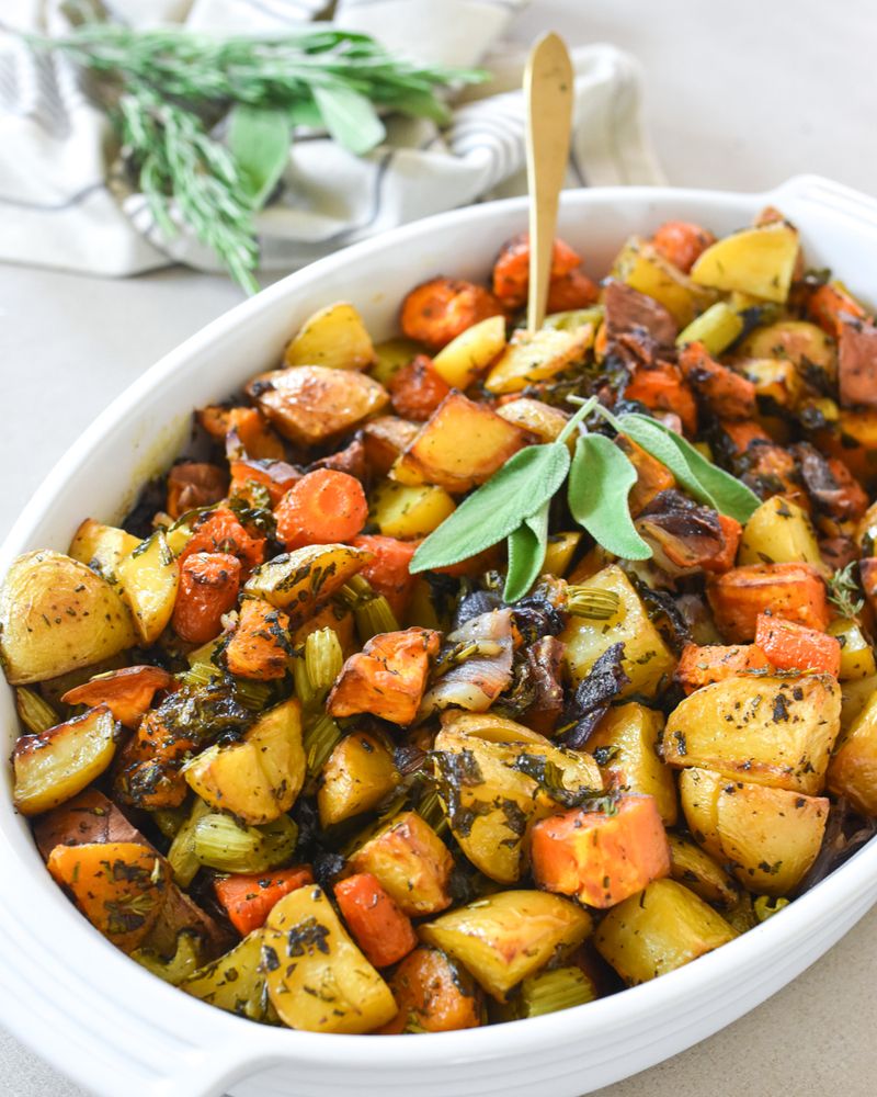 Herb roasted vegetables
