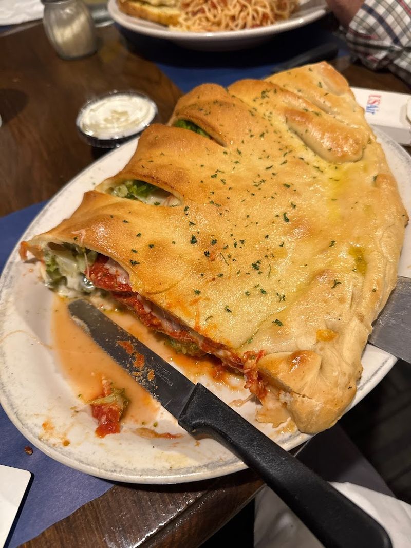 Homemade Calzones Bigger Than Your Plate