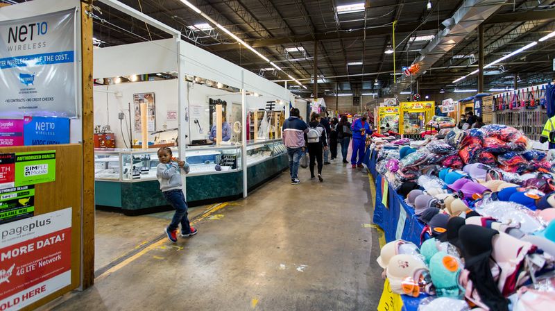 Hundreds of Vendor Booths Selling Almost Everything