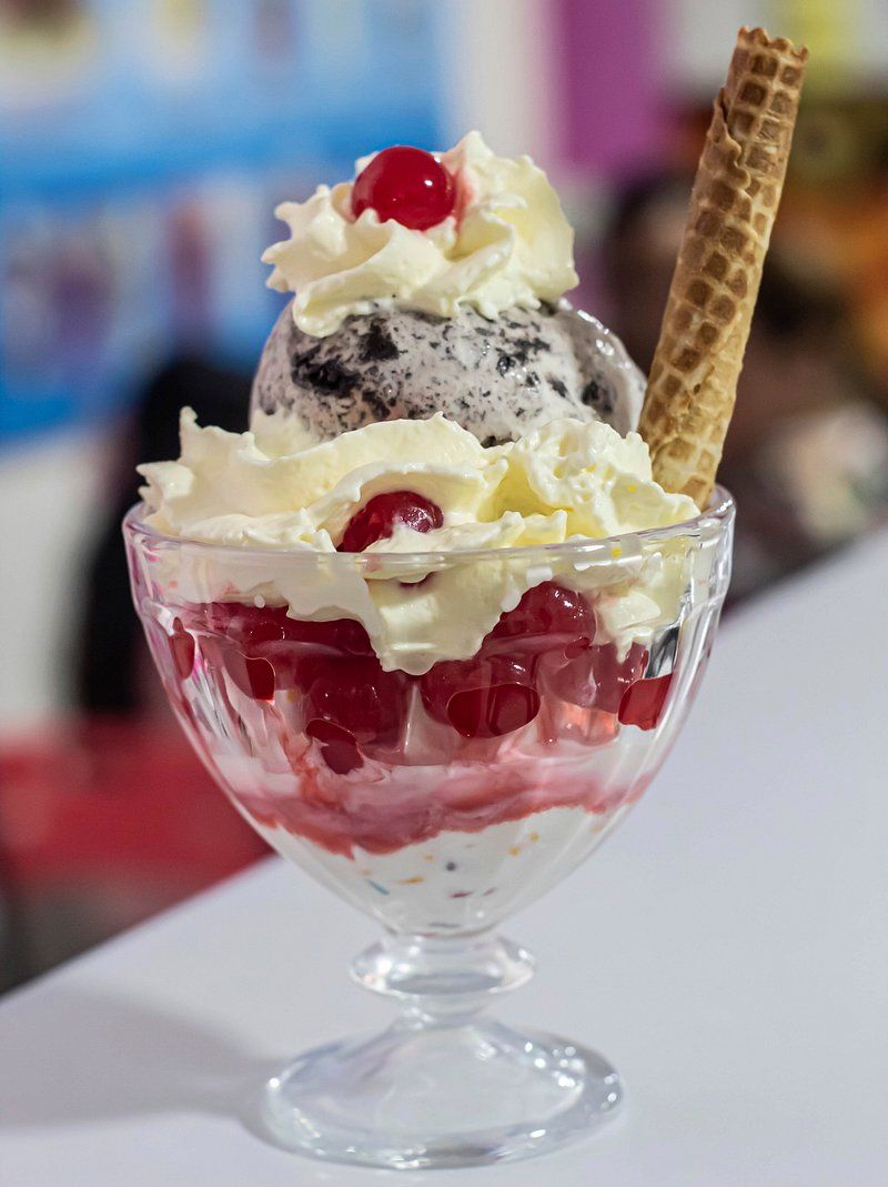 Ice cream sundaes