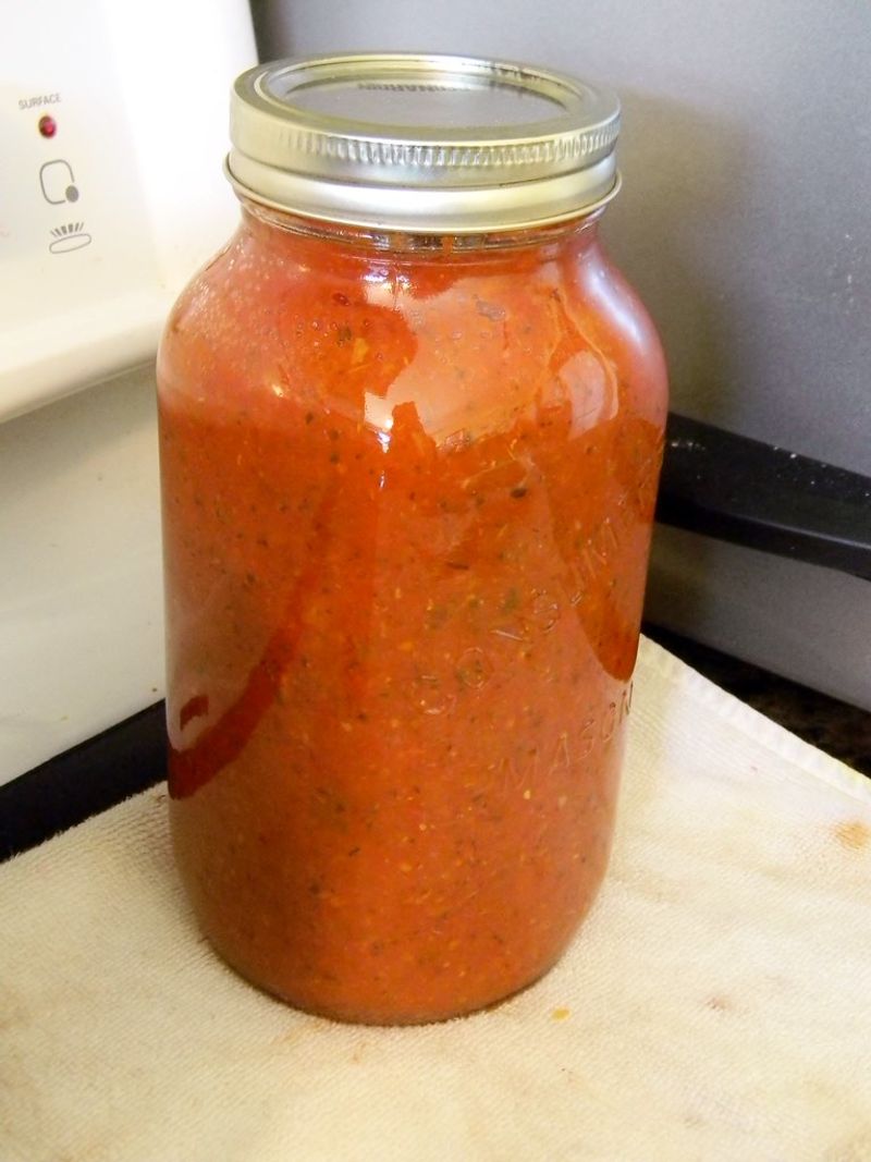 Jarred pasta sauce