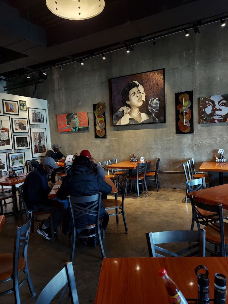 Jazz-Themed Atmosphere That Sets the Mood