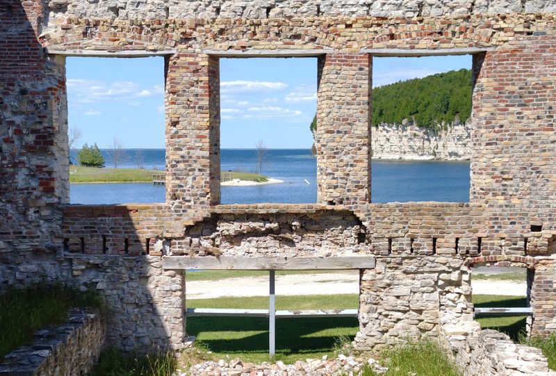 Kayaking the Shoreline Past Cliffs and Ruins