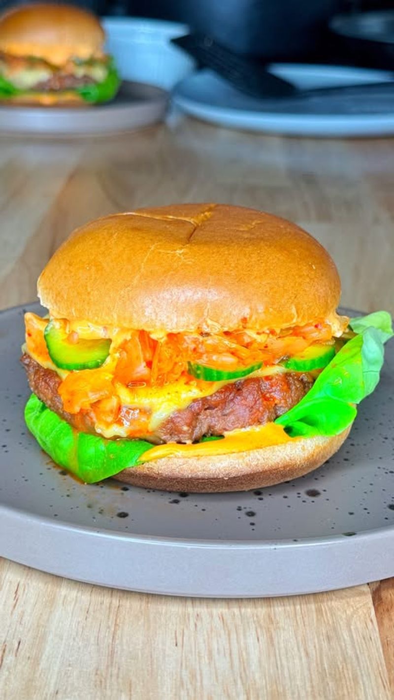 Kimchi Burger - South Korea-inspired style