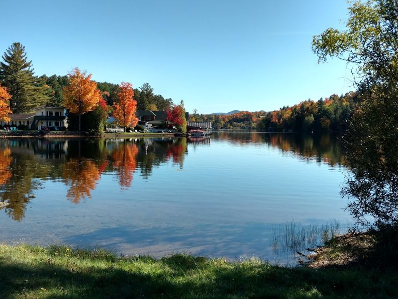 Lake Flower and the Waterfront Scene
