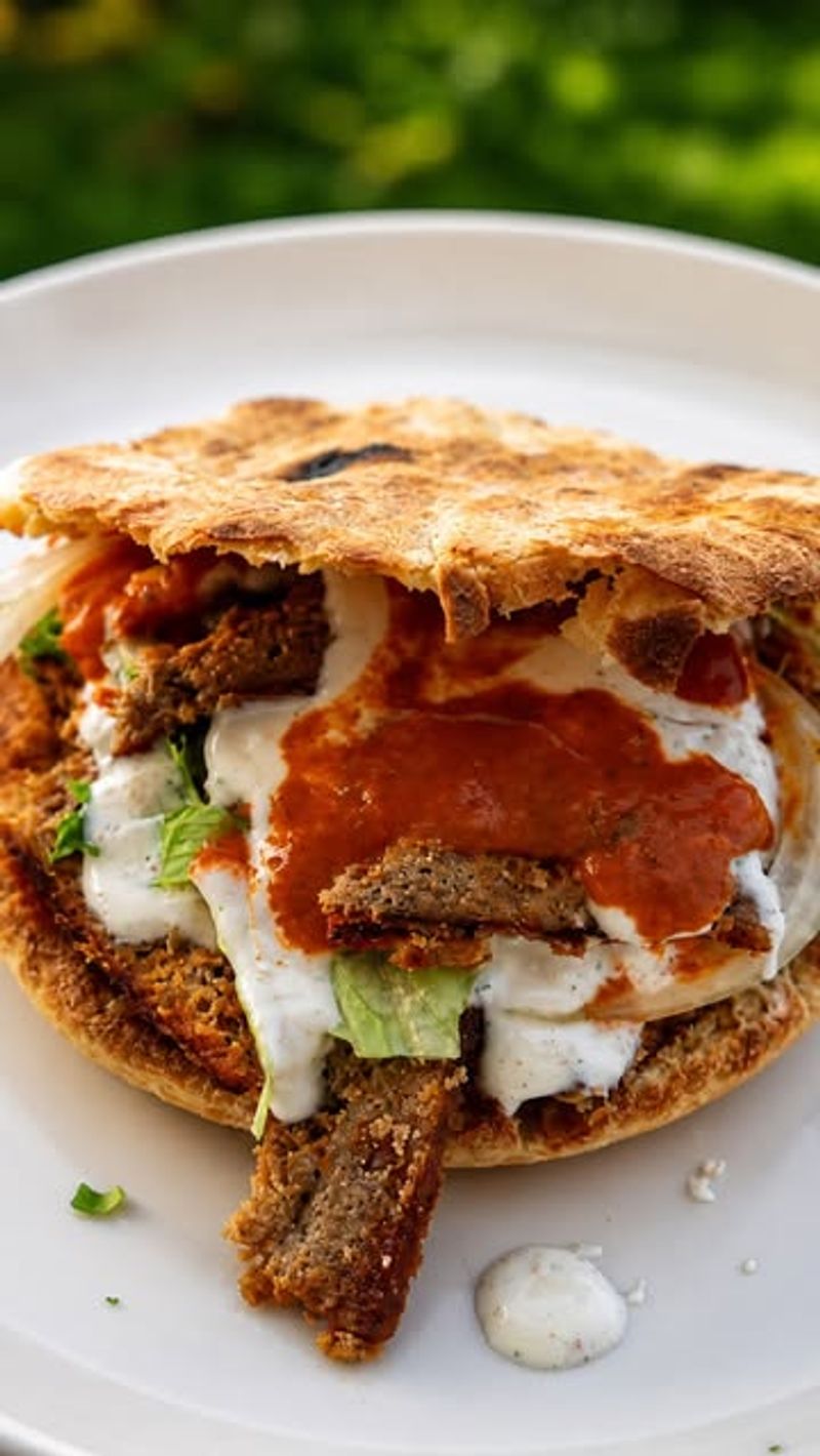Lamb Burger - Greece-inspired style