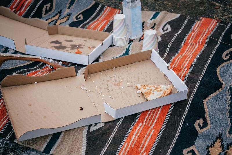 Leftover pizza