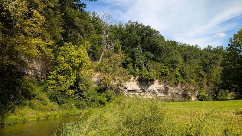 Limestone Bluffs and Sandstone Rock Formations