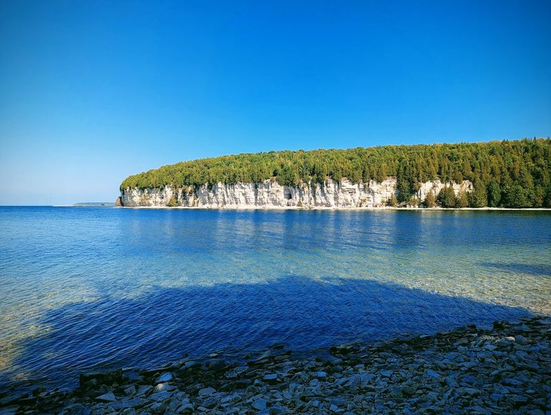 Limestone Cliffs Straight Out of a Horror Movie Set