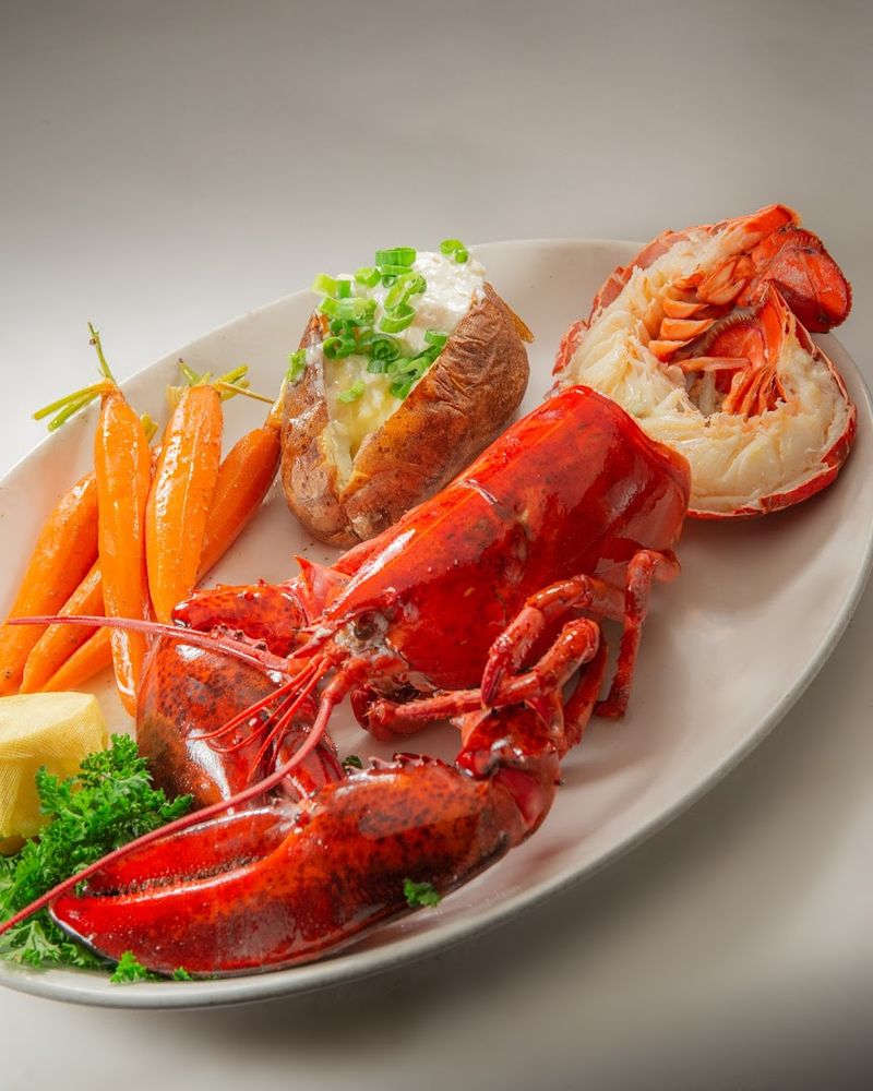 Live Lobster Selection and Tableside Service