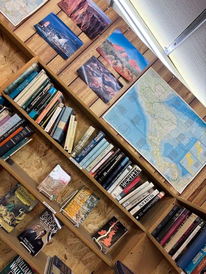 Local History Books and Postcards at the Entrance