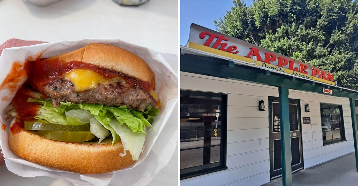 Locals across California travel for the incredibly tasty burgers at this classic restaurant