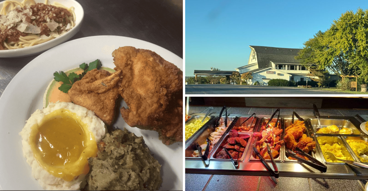 Locals cant stop craving the fried chicken at this unassuming barn restaurant in Illinois