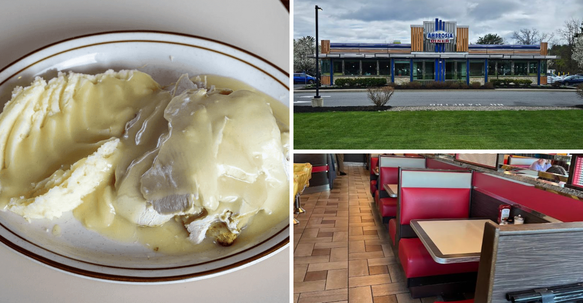 Locals say this retro New York diner serves the best biscuits and gravy in the state