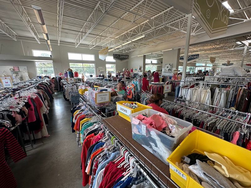Massive Clothing Room With Something for Everyone