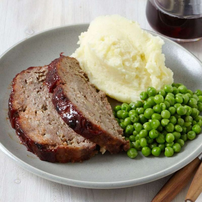 Meatloaf with Mashed Potatoes