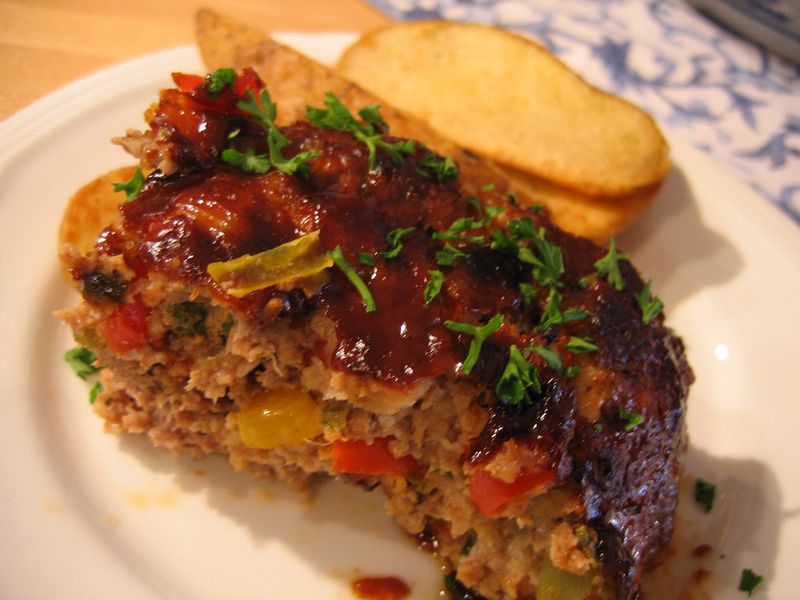 Meatloaf with glaze