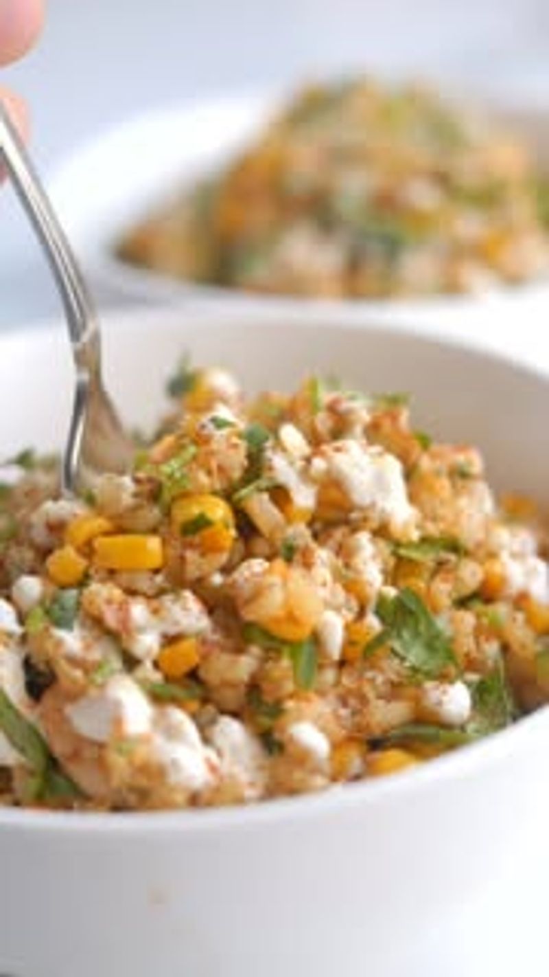 Mexican street corn bowls Mexican street corn bowls