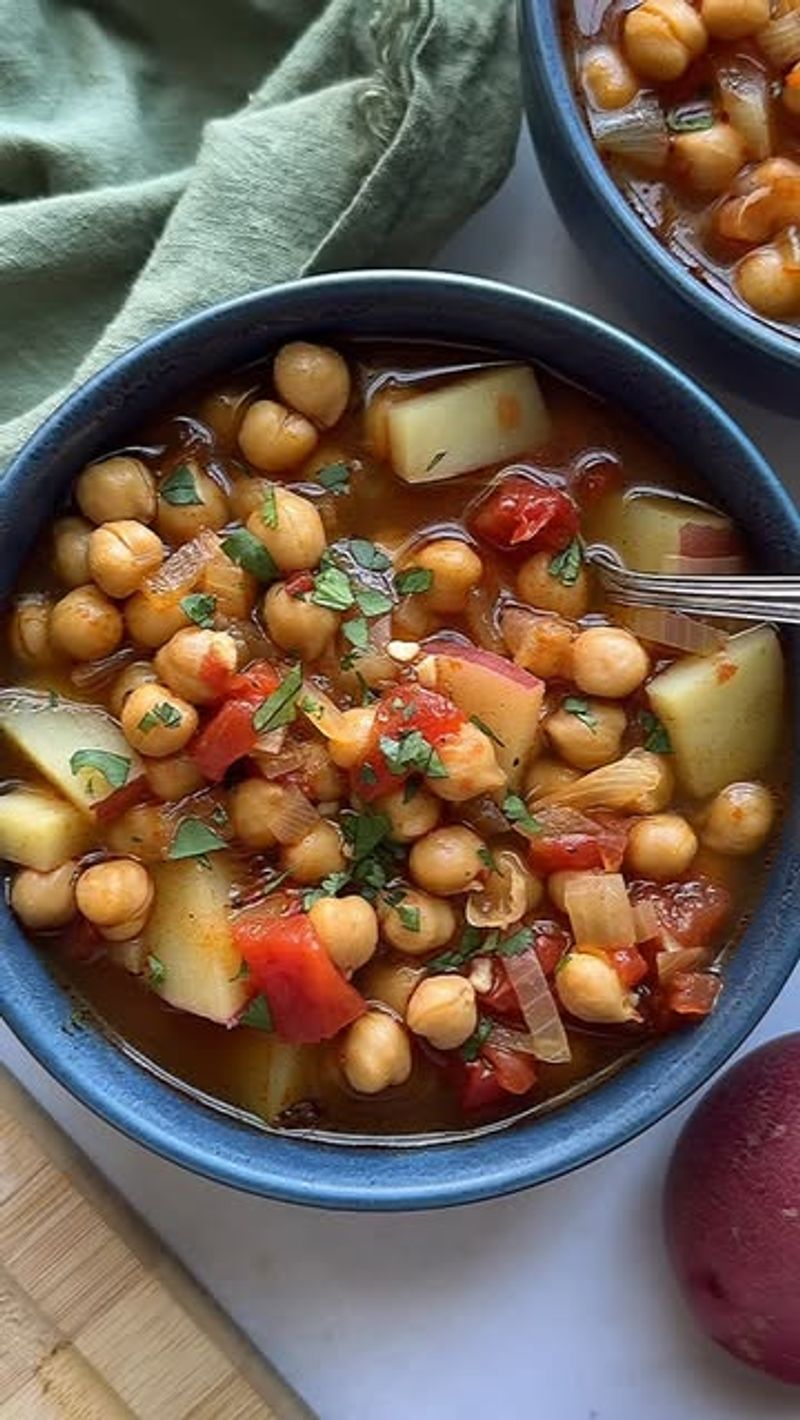Moroccan chickpea stew