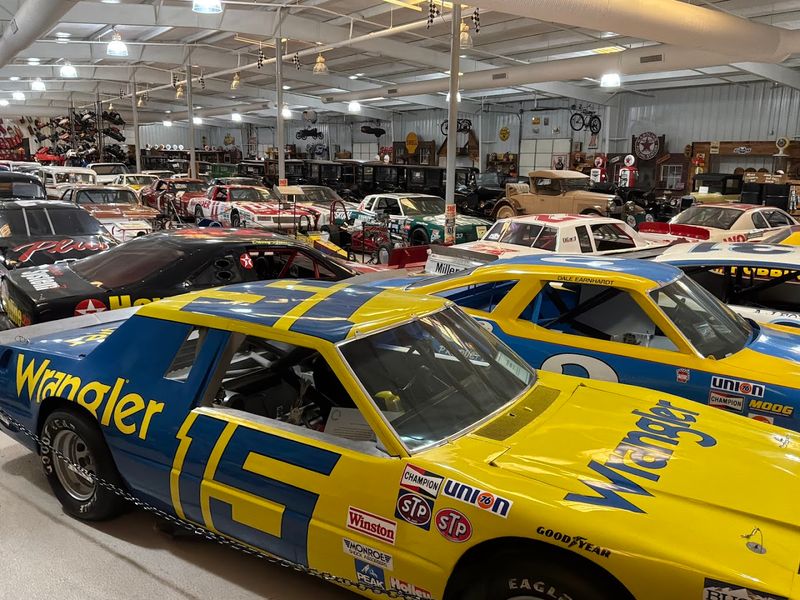 NASCAR and Winston Cup Era Race Cars on Display