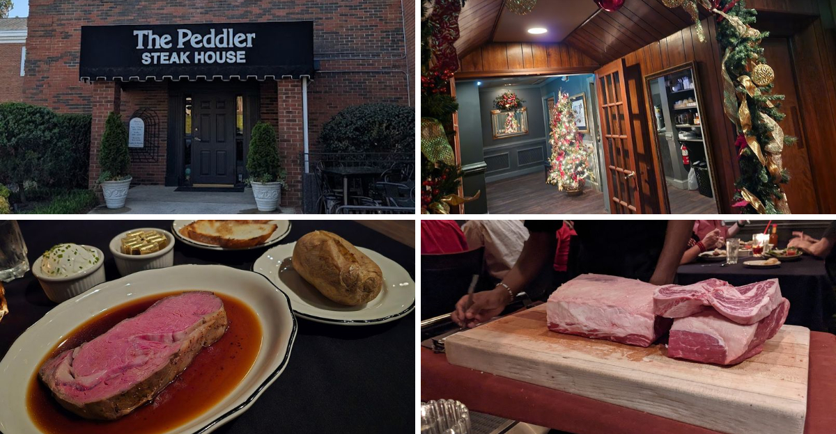North Carolina locals keep lining up at this old-timey restaurant for its famous prime rib