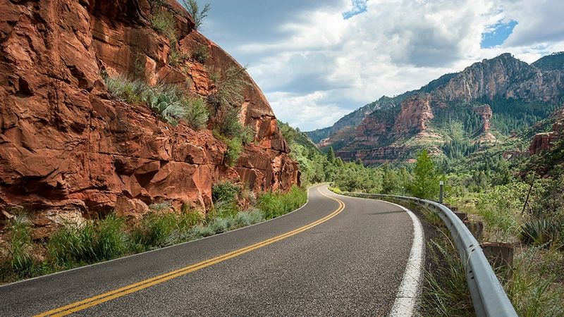 Oak Creek Canyon Views Along the Route