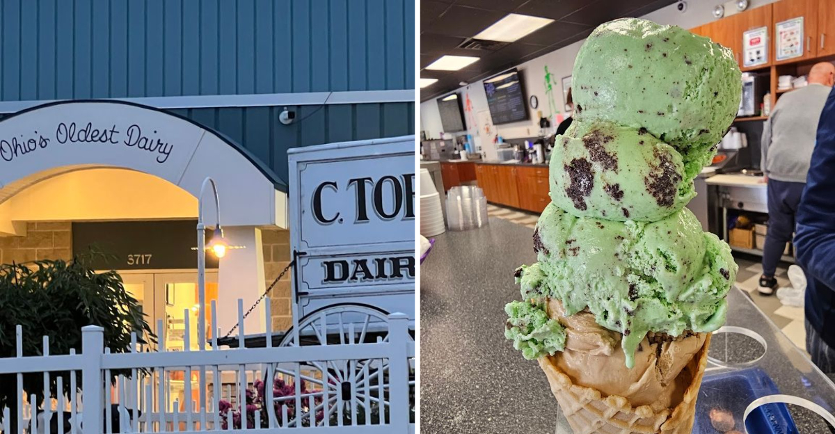 Ohios oldest dairy has been serving enormous ice cream cones and sweet memories since 1900