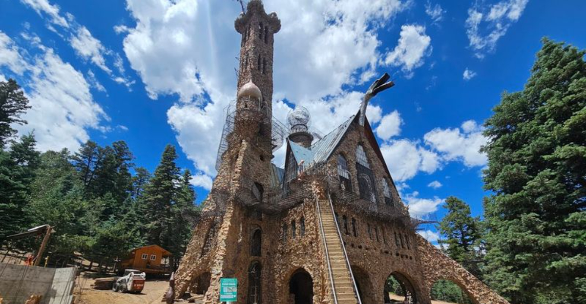 One man built an entire castle in the Colorado wilderness, and you can explore it for free