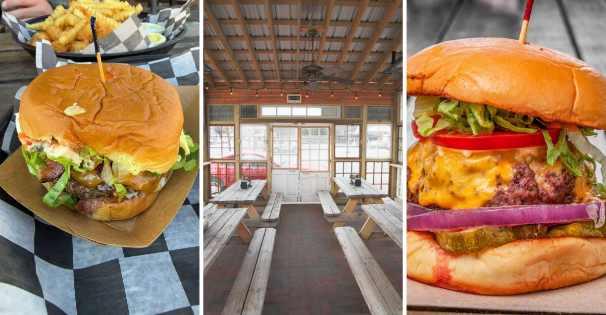 One of North Carolinas most legendary burgers is served at this tiny roadside shack