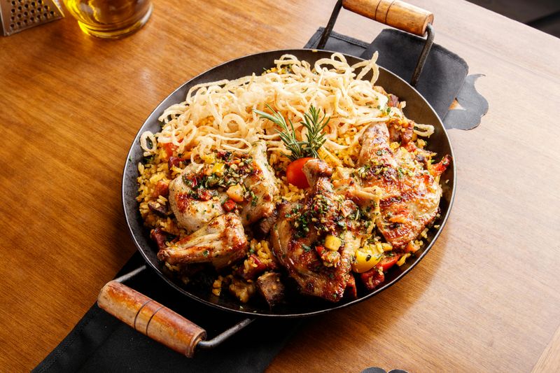 One-pan chicken and rice