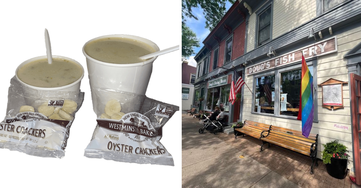 One taste of the seafood chowder at this New York fish shack is enough to make you a lifelong fan
