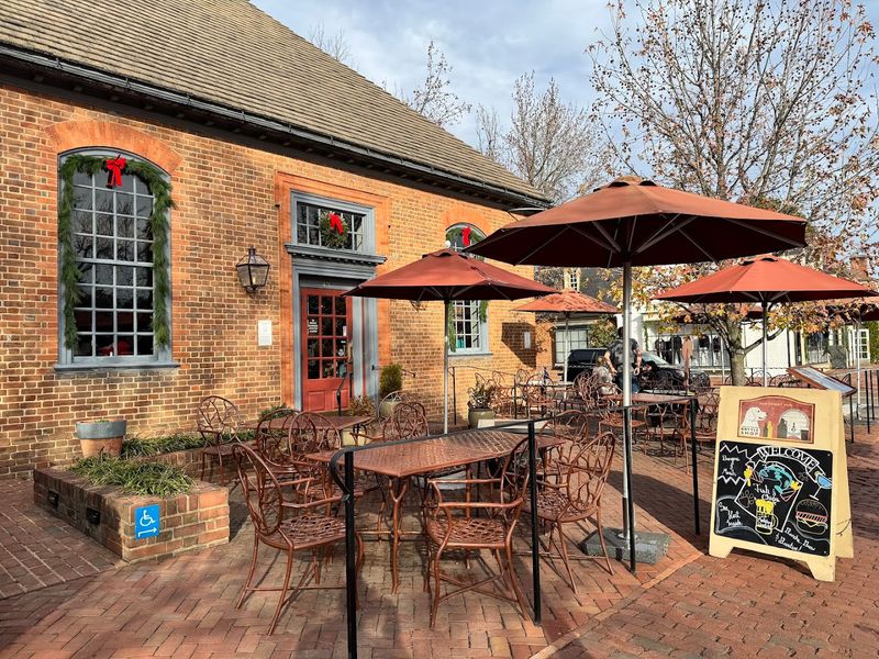 Outdoor Seating With Views of Merchant Square