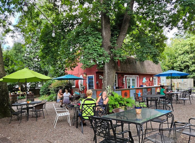 Outdoor Seating With a Scenic Lake View