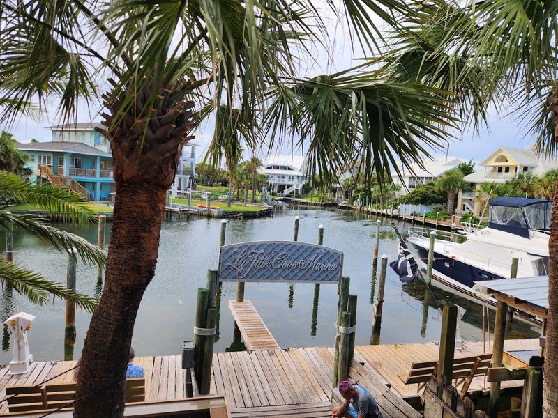 Outdoor Seating and Beachy Vibe That Sets the Mood